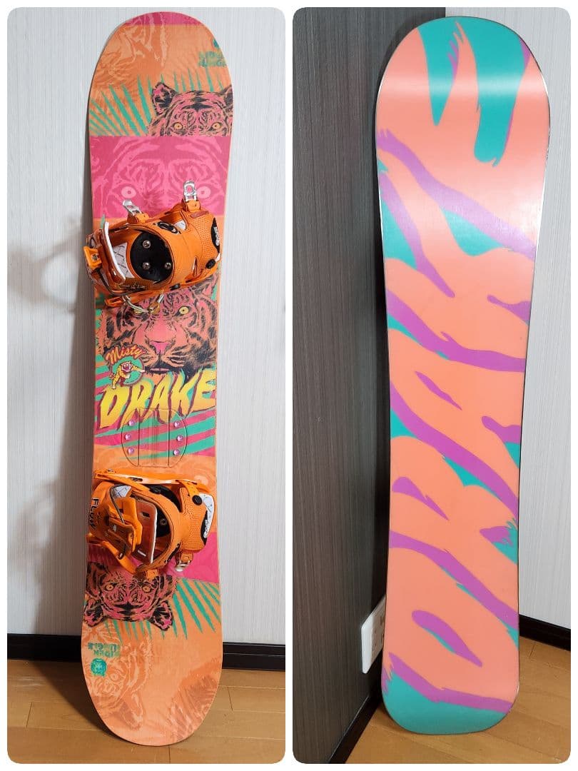 美品♪DRAKE MISTY 135cm × FLOW M9-SE 女性向け