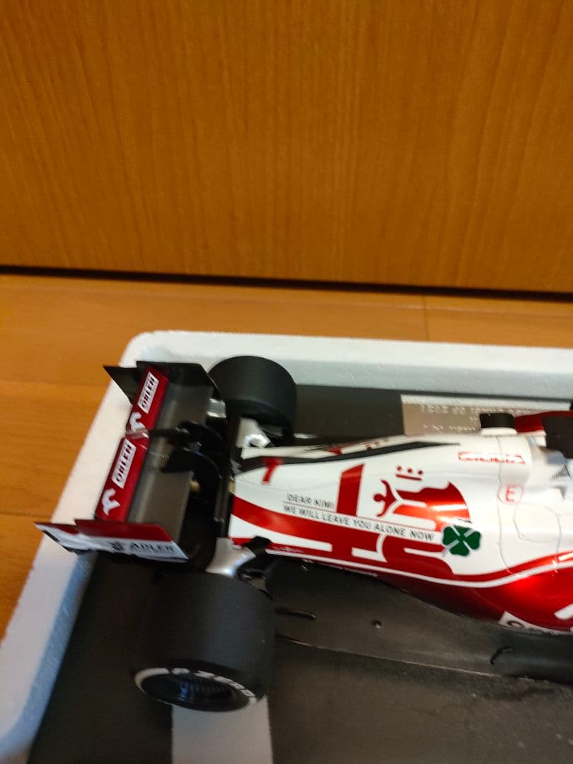 アルファロメオF1c41ミニカー1/18キミライコネン ラストラン - メルカリ