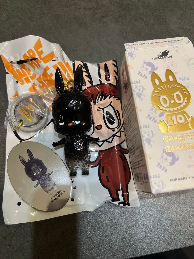 キーホルダー・アクリルキーホルダー THE MONSTERS secret 10th anniversary The Monsters 10th Anniversary シリーズキーホルダー ラブブ モココ