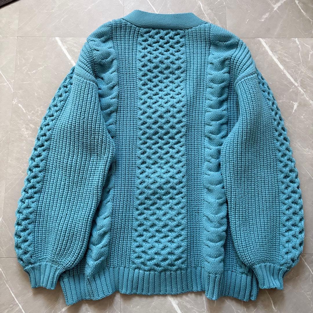 silent川口春奈さん着用 アダムエロペ ケーブルカーディガン - メルカリ