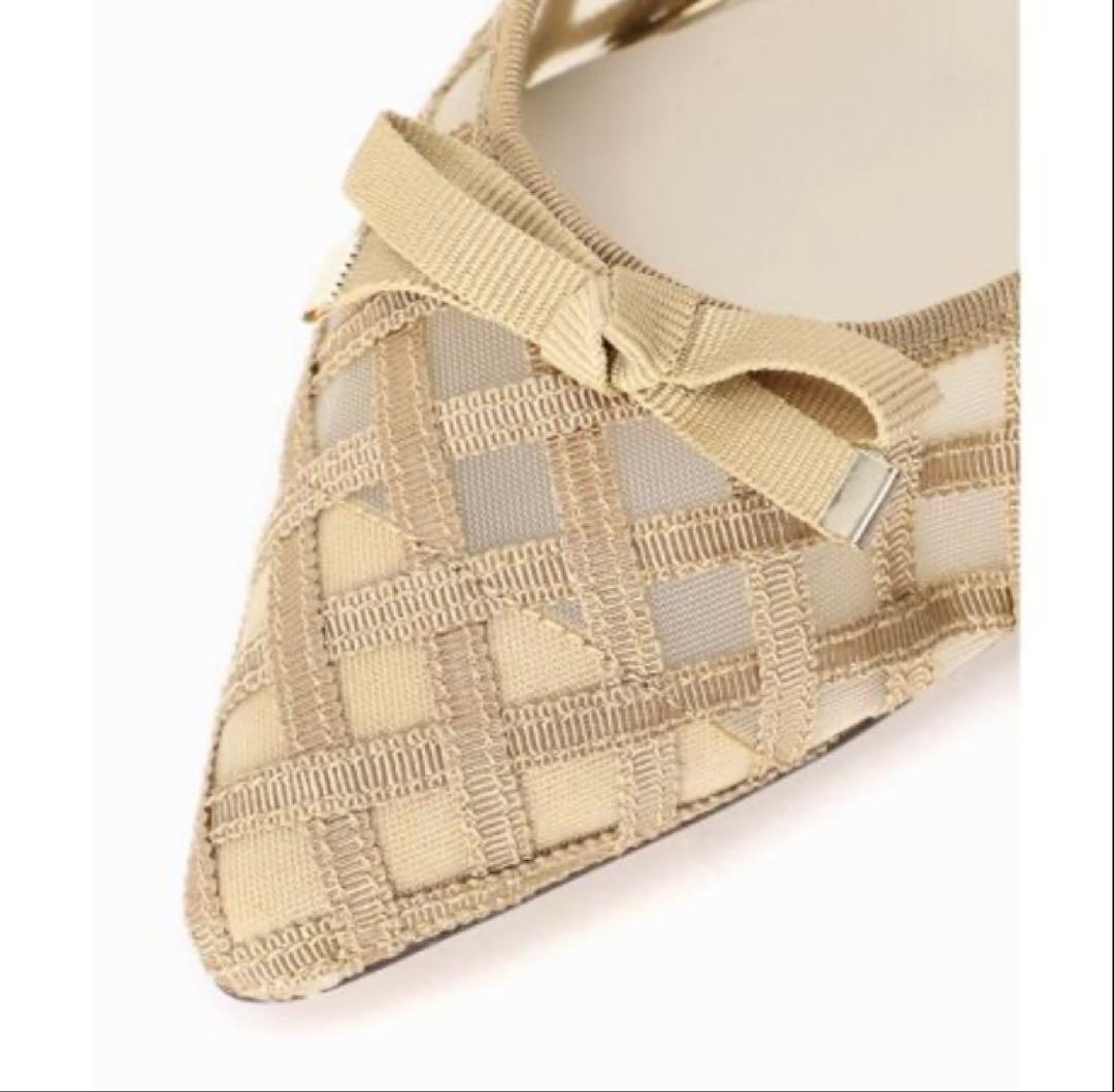 ルタロン　ポインテッドGINGHAMチュールバレエ　25.5cm