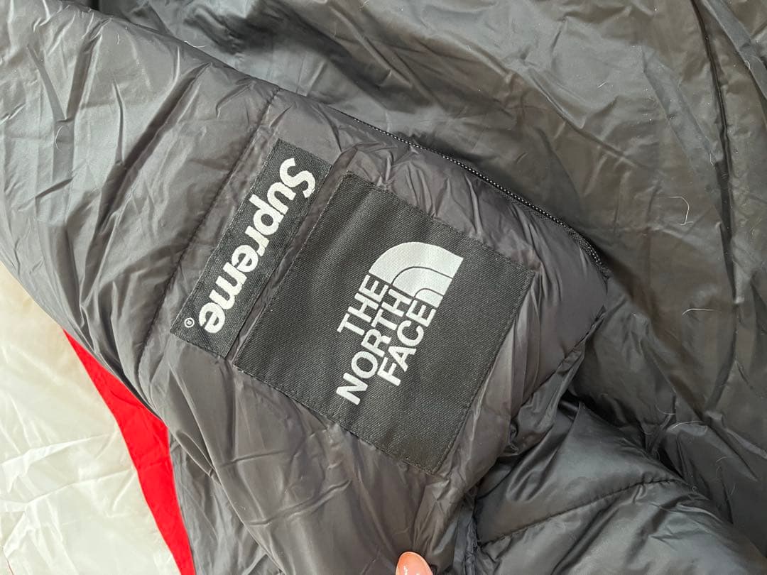 Supreme 2020aw ノースフェイス 寝袋 レッド 赤 ロゴ - メルカリ