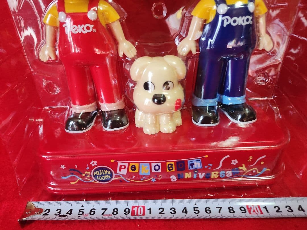不二家　ペコちゃん　60周年　記念　首振り 人形　ペコちゃん　ポコちゃん
