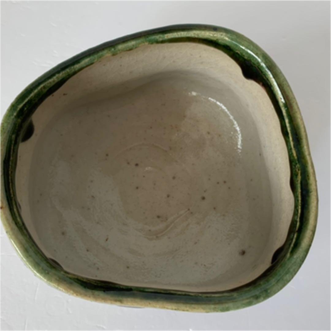 茶道具　織部茶碗　曽根芳之