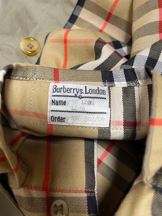 トレンチ21 C100 一枚袖 玉虫色 バーバリートレンチコート - メルカリ