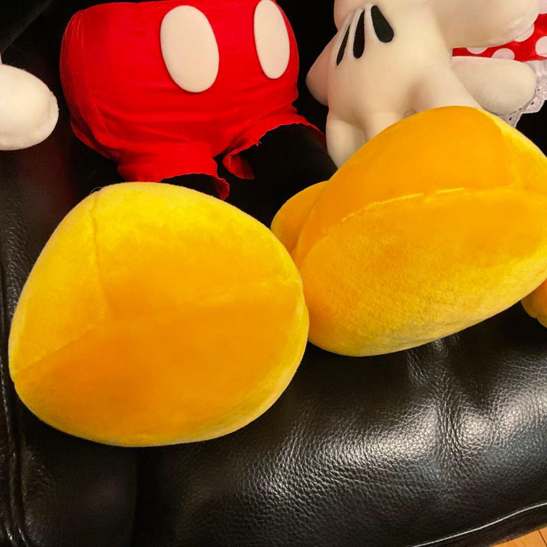 超特大！100cm！美品 ミッキーマウス ミニー マウス ぬいぐるみ ディズニー