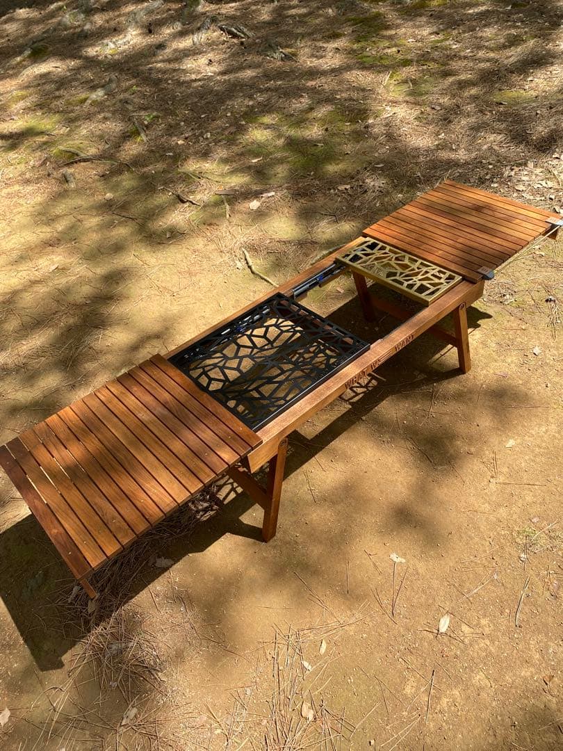 ☆4点セット☆WHATWEWANT エクステンションテーブル ウォールナット