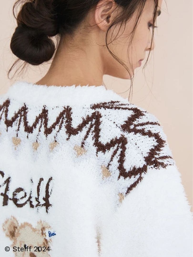 レア♡新品 ジェラートピケ【Steiff】フェアアイル柄カーディガン