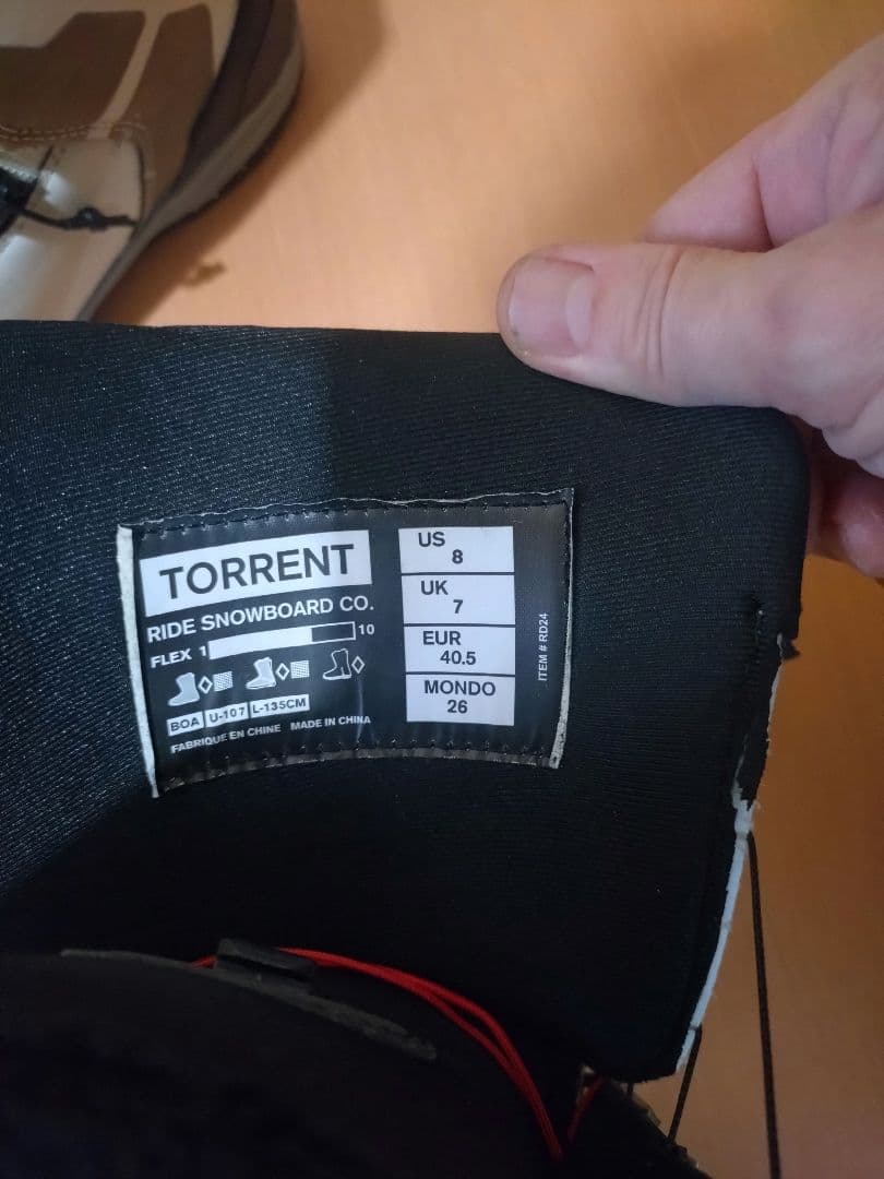 RIDE トーレントTORRENT　26.0cm