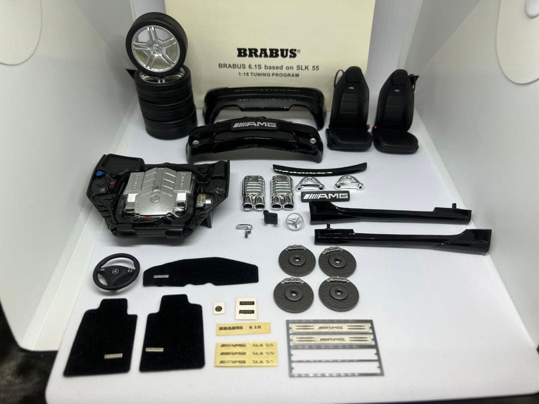 絶版1/18メルセデスベンツSLK55 brabus/AMG (ホットワークス) - メルカリ