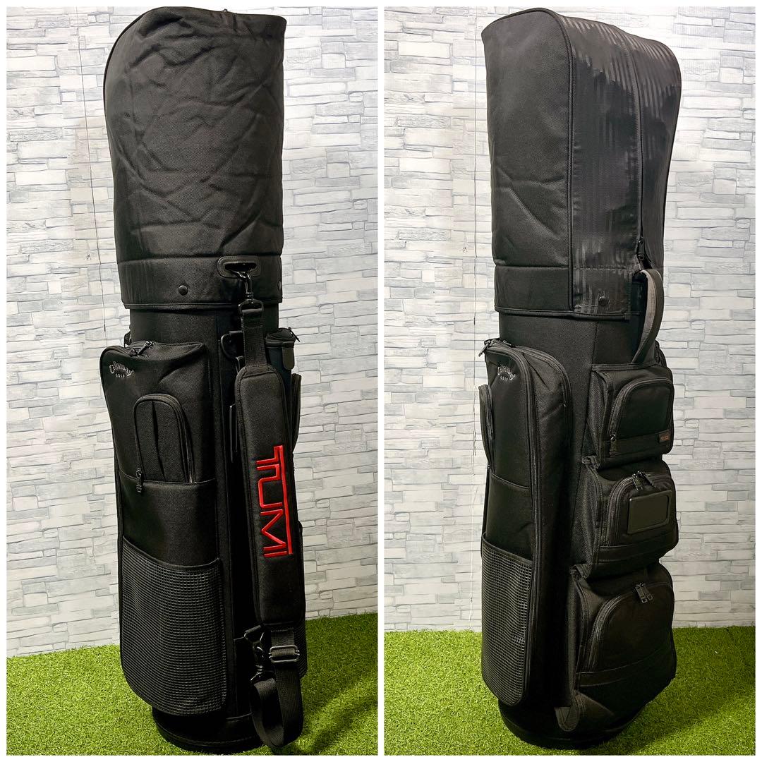 希少 TUMI キャロウェイ コラボ キャディーバッグ 生産終了モデル 黒