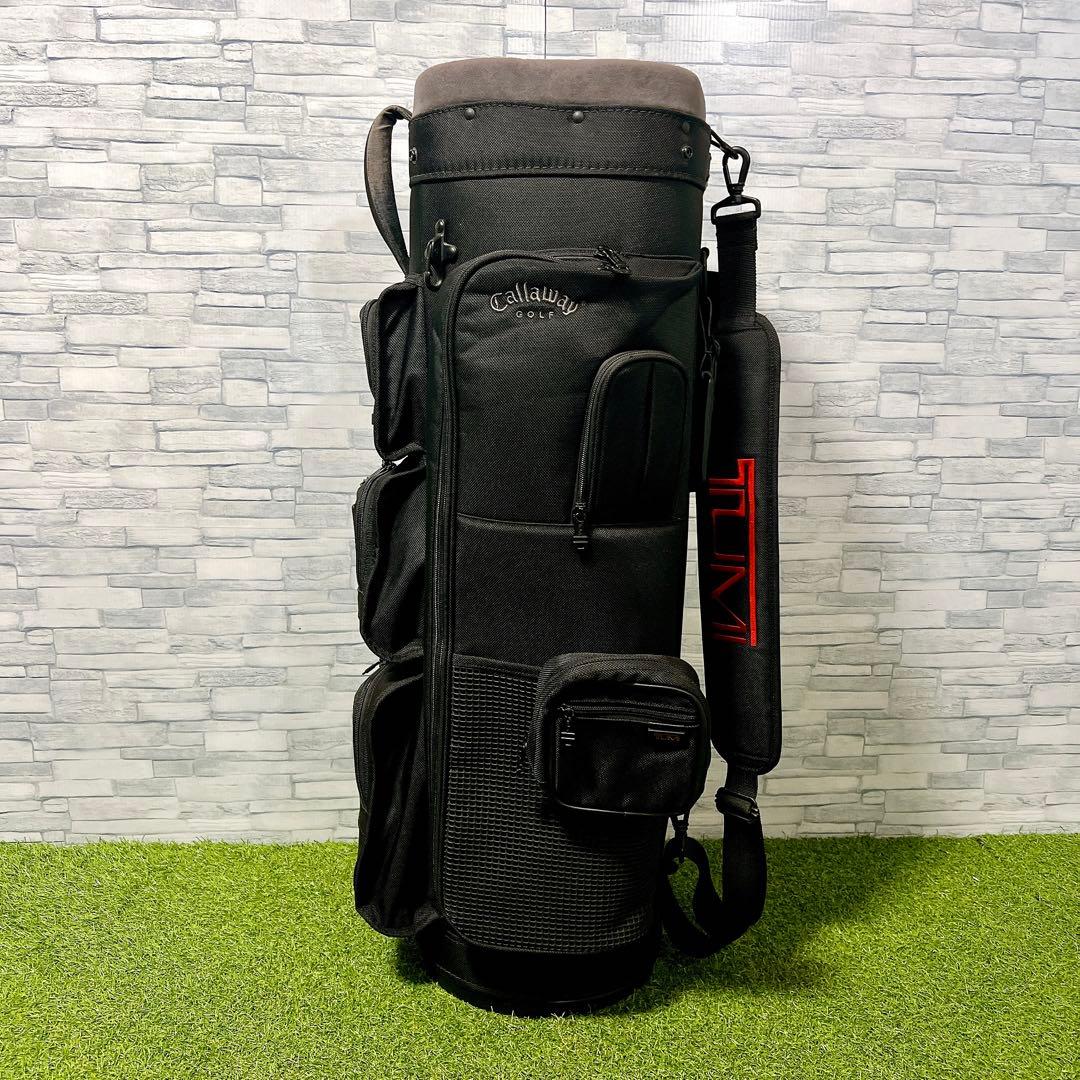 希少 TUMI キャロウェイ コラボ キャディーバッグ 生産終了モデル 黒