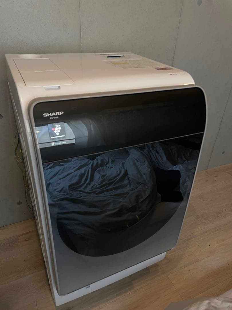 【使用年数1年】SHARP ドラム式洗濯乾燥機 ES-V11A-NL SHARP ES-V11A-NL アッシュゴールド [ドラム式洗濯乾燥機 (洗濯11.0kg