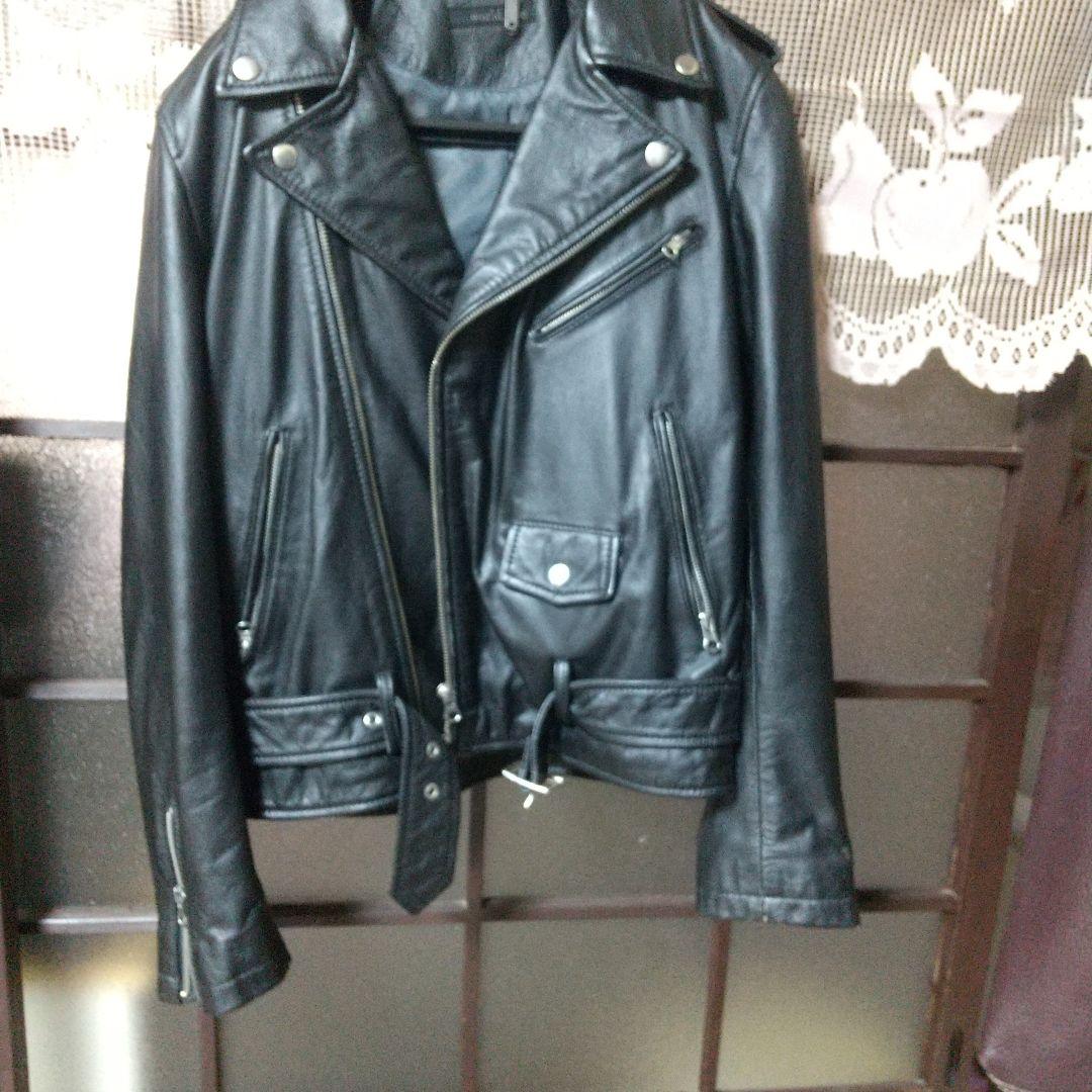 レザーライダースジャケット ブラック world exe - メルカリ