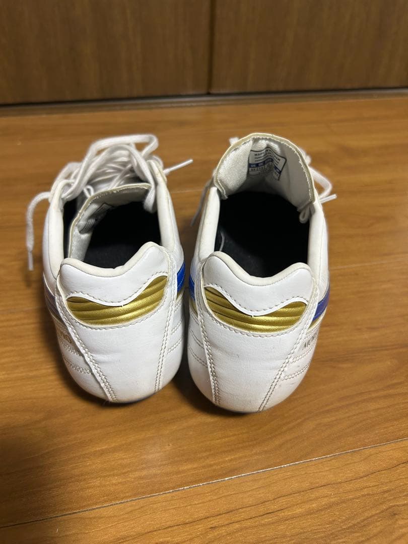 【中古】モレリア プロ　ホワイト×ブルー　26.5cm 海外版