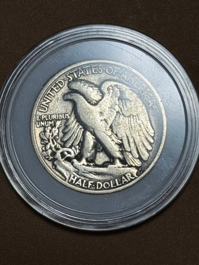 1945年 ウォーキングリバティハーフダラー銀貨 銀90% - メルカリ