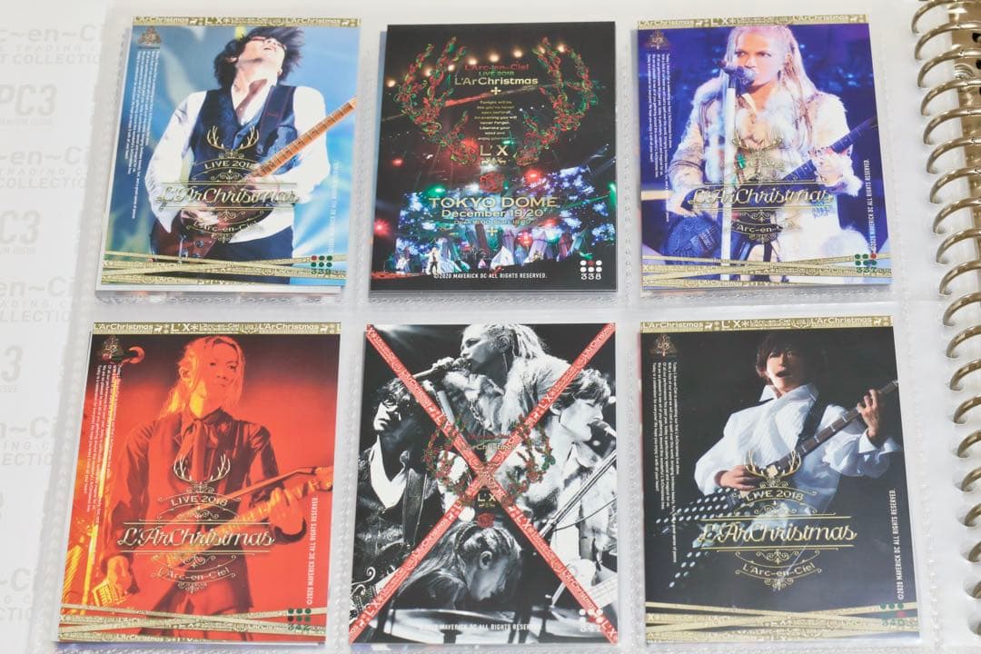 ラルク　パーコレ3 フルコンプバインダー付きフルセットL'Arc〜en〜Ciel