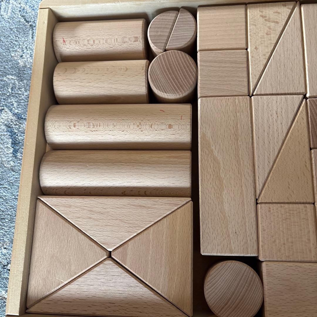 borneLundボーネルンド木製積み木セット 収納ボックス付き - メルカリ