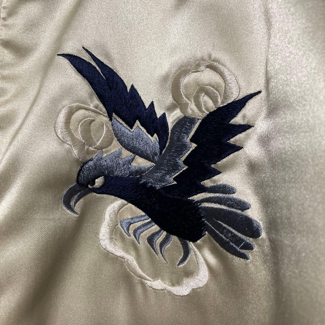 極美品】テーラー東洋 M18333 奥尻島 黒虎 紺虎 スカジャン スーベニア