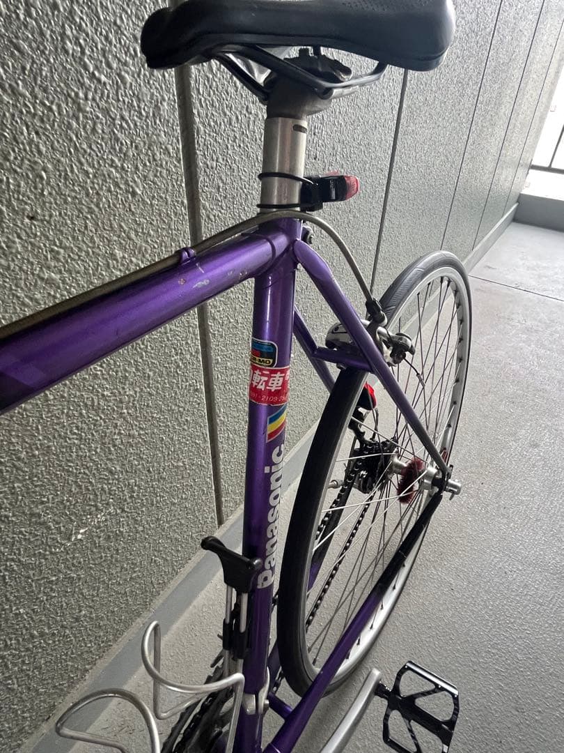 パナソニック クロモリ ロードバイク Crazy Boy SX order - メルカリ