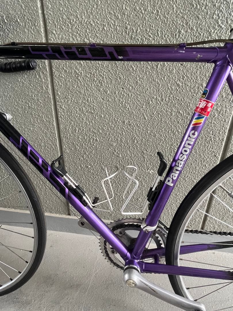 パナソニック クロモリ ロードバイク Crazy Boy SX order - メルカリ