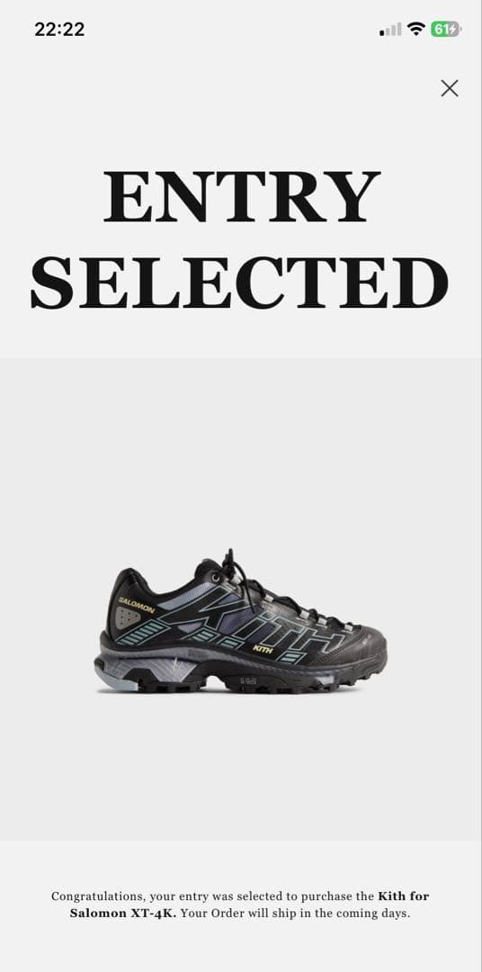 KITH × Salomon XT-4K Black/Alloy/BlueFog - メルカリ