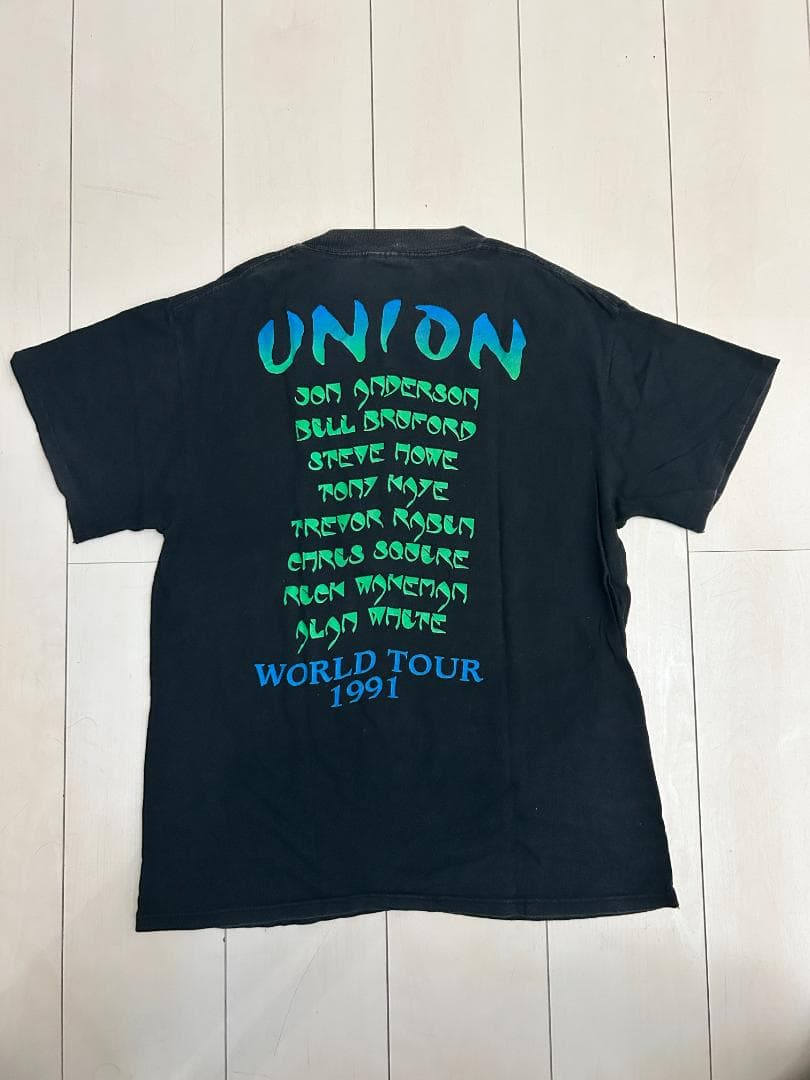 【希少】YES　ワールドツアー ヴィンテージ Tシャツ ブラック サイズXL