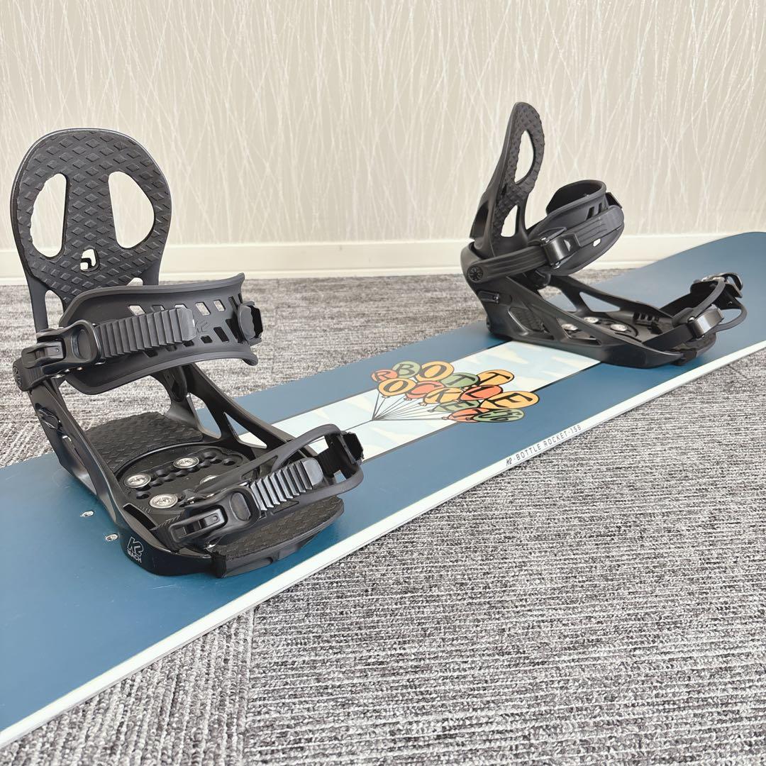 70美品❗️超豪華❗️K2 メンズスノーボードセット☆スノボ156cm+ビン