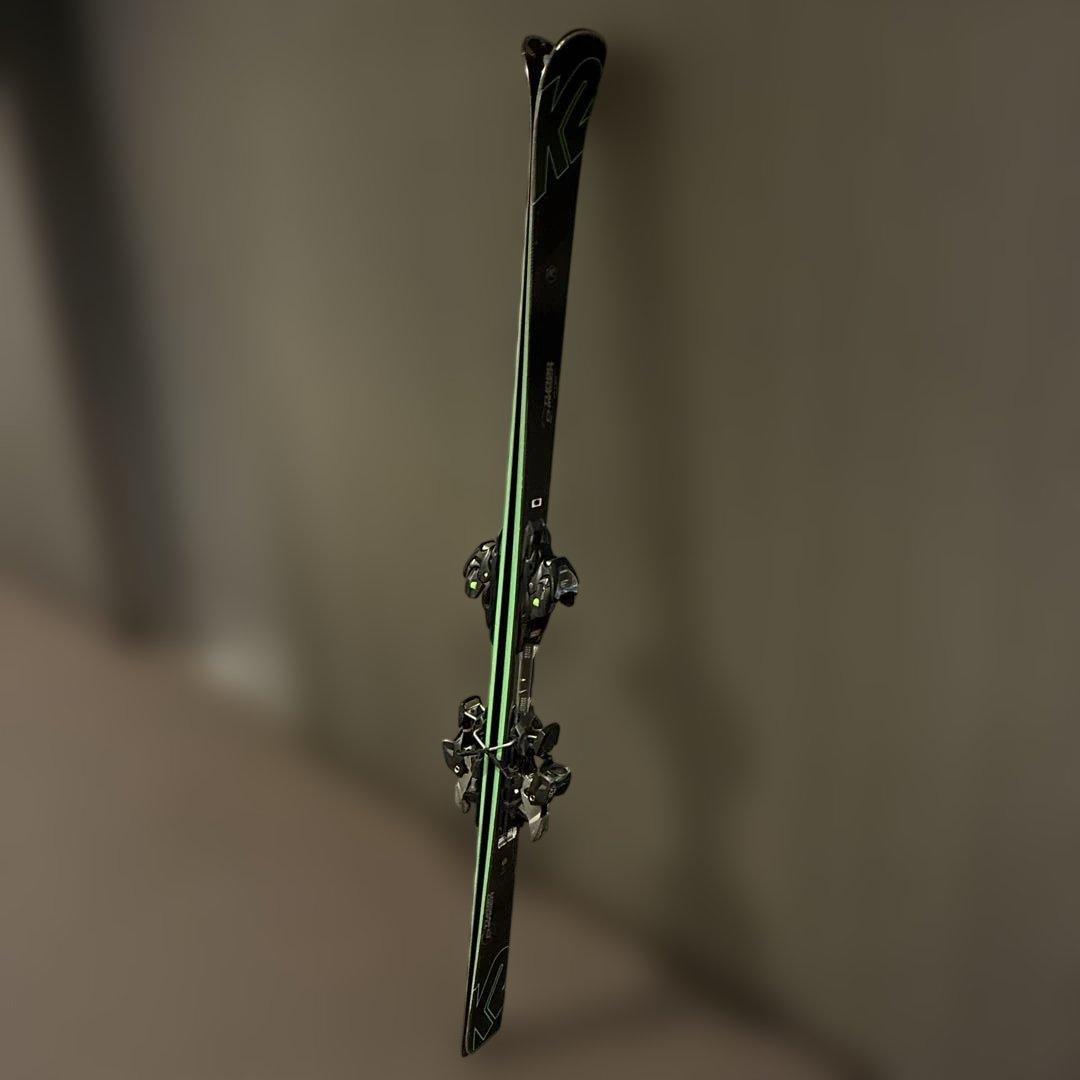 K2 スキー板 165cm ブラック/グリーン ターボチャージャー - メルカリ