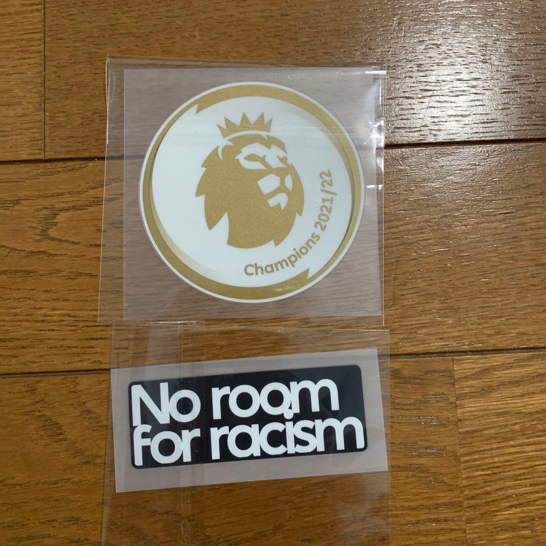プレミアリーグ チャンピオンパッチ&no room for racismセット - メルカリ
