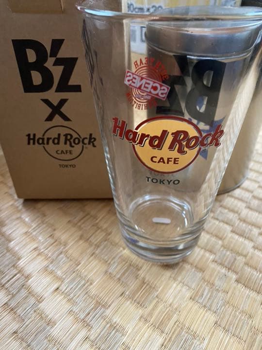 B'z Hard Rock Cafe パイントグラス　新品未使用