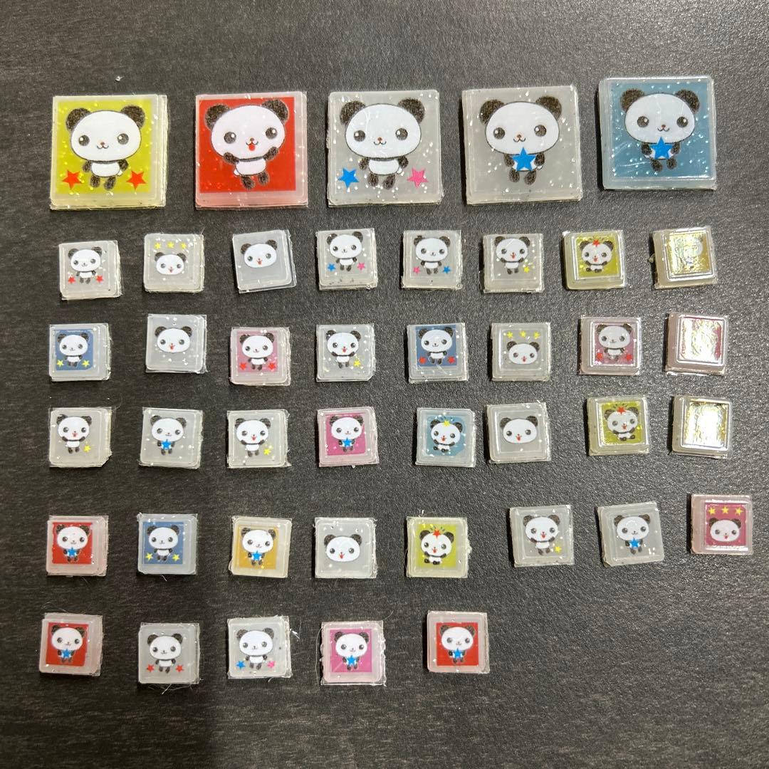 野*史様 平成レトロ パンダ タイルシール ブロックシール - メルカリ