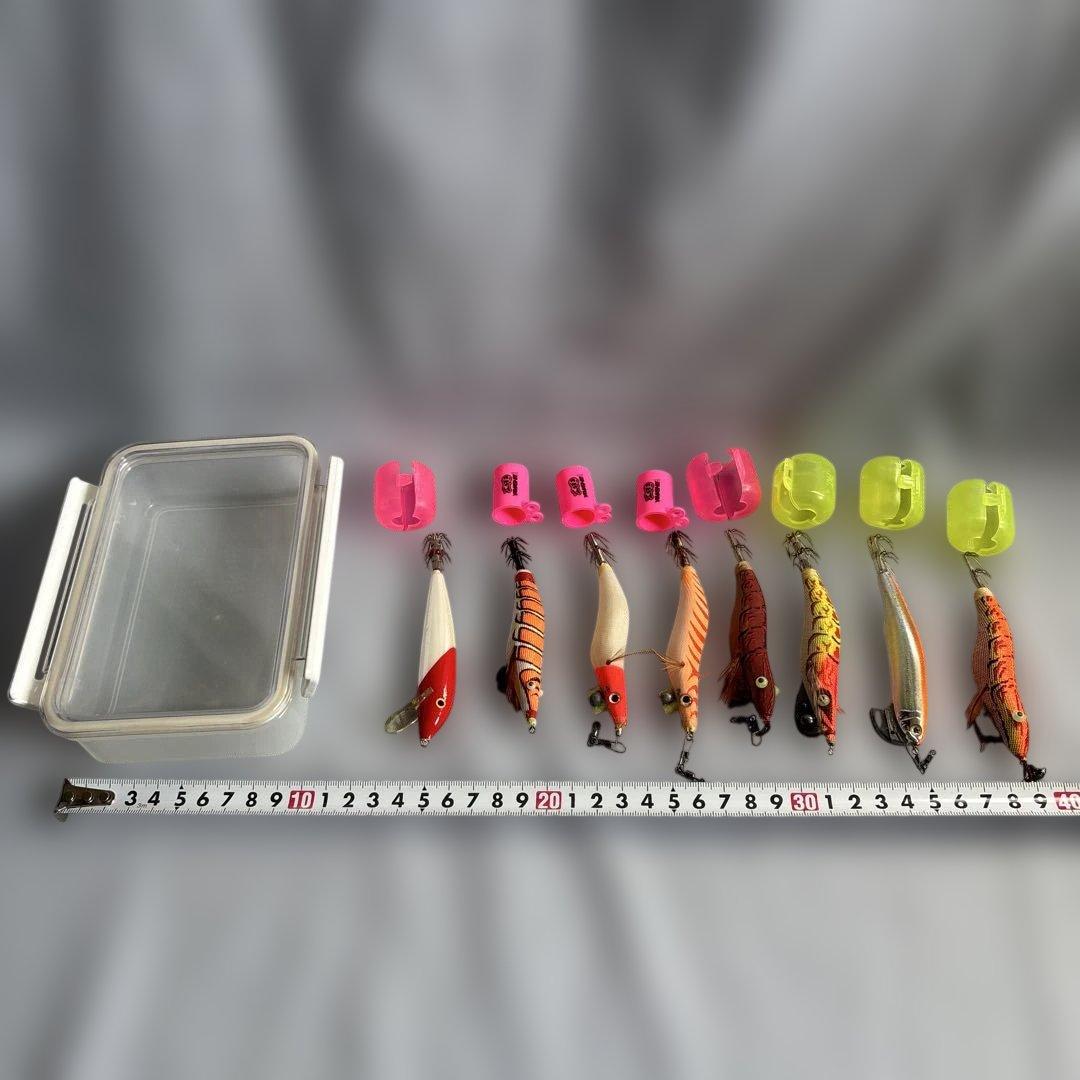 エギ・餌木 8個セット 収納ケース付き - メルカリ