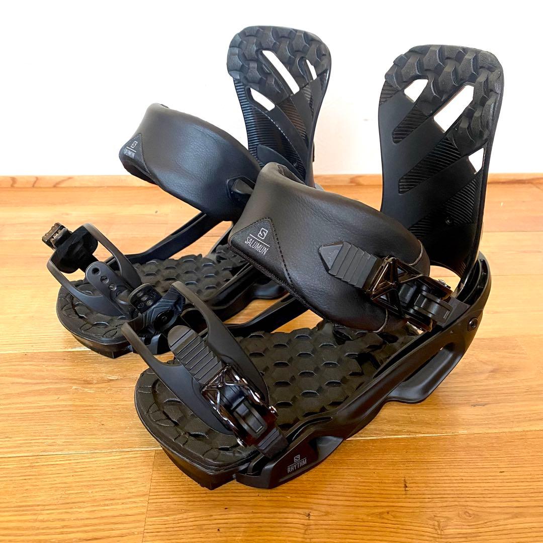 美品 SALOMON RHYTHM サイズM スノーボード ビンディング 黒 SALOMON（サロモン） スノーボード ビンディング メンズ レディース
