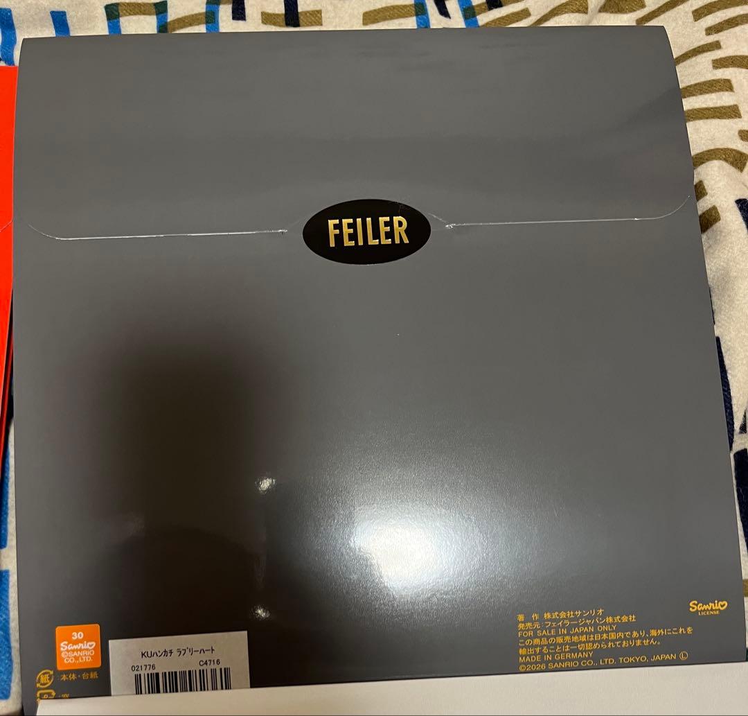 FEILER サンリオ コラボ タオルハンカチ 4枚セット