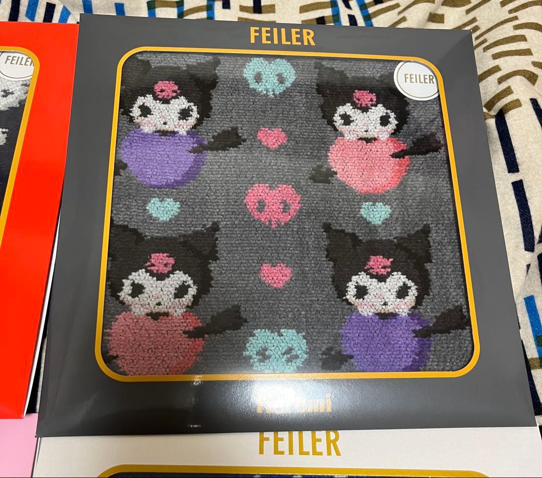 FEILER サンリオ コラボ タオルハンカチ 4枚セット