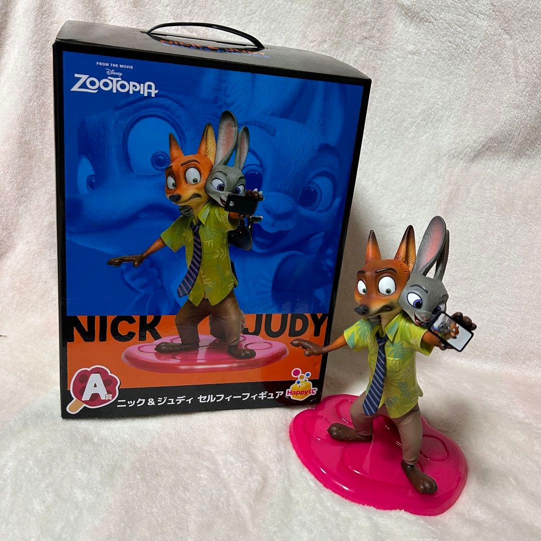 ズートピア ニック＆ジュディ セルフィーフィギュア 一番くじ A賞