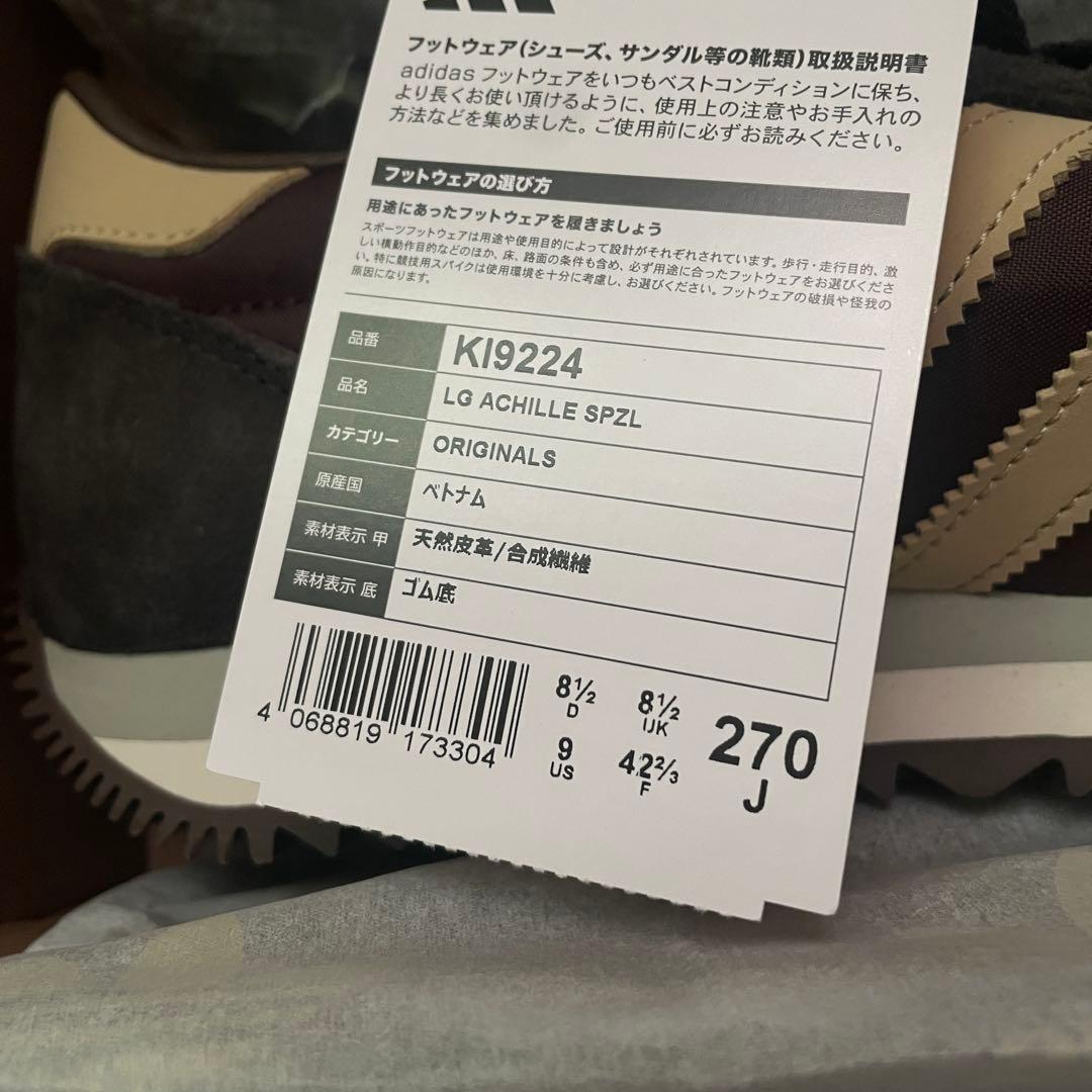 靴 AW25 oasis adidas ACHILLE SPZL 27.0cm