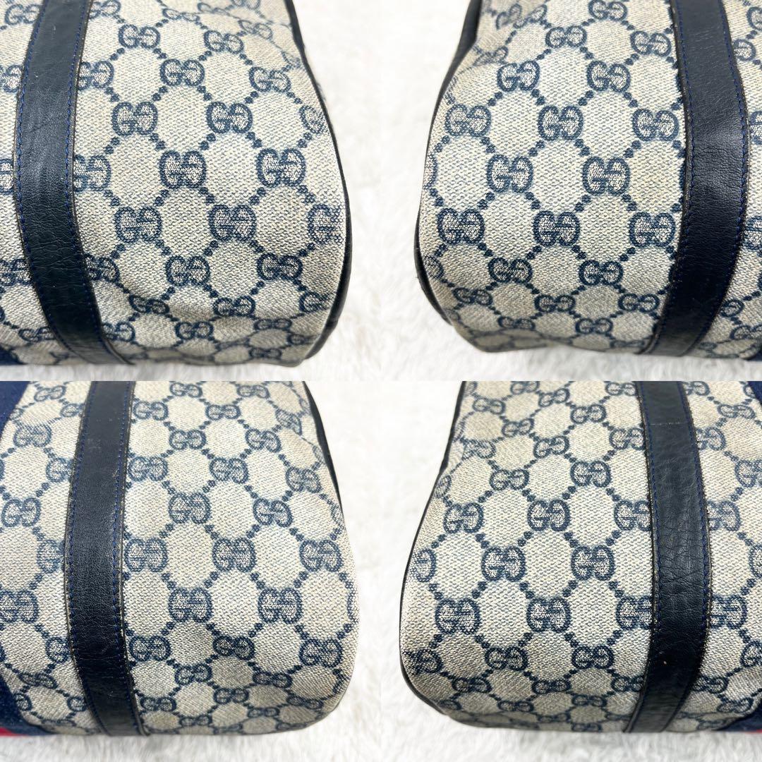 美品】オールドグッチ シェリーライン GGスプリーム ボストンバッグ