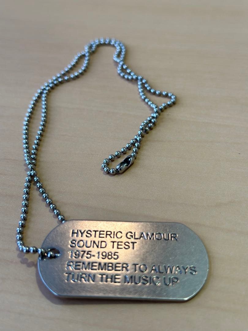 ヒステリックグラマー ドッグタグ ネックレス ギターガール - メルカリ