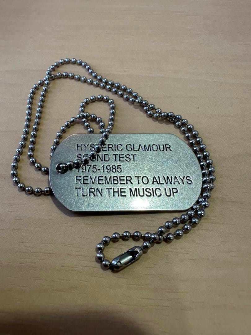 ヒステリックグラマー ドッグタグ ネックレス ギターガール - メルカリ