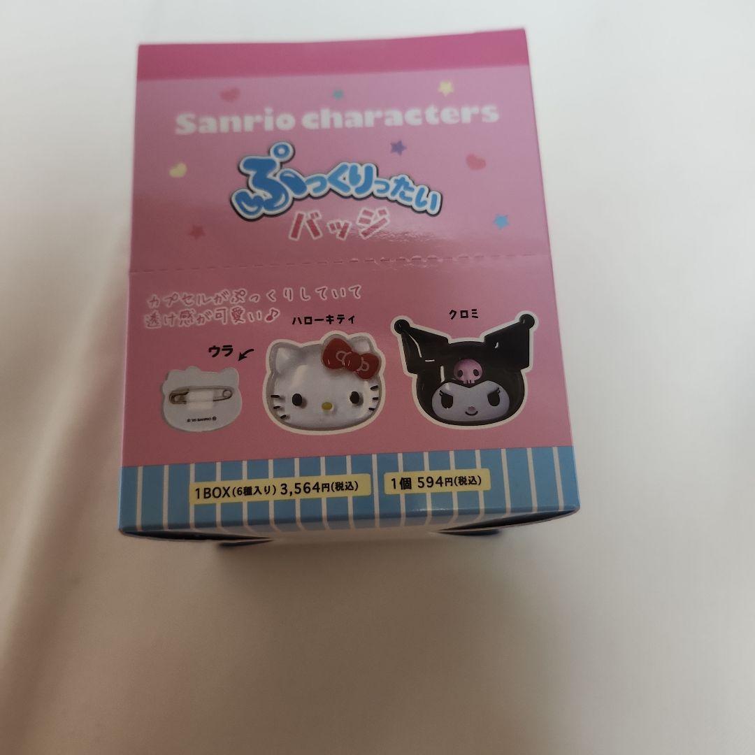 サンリオ　ぷっくりったい　バッジ