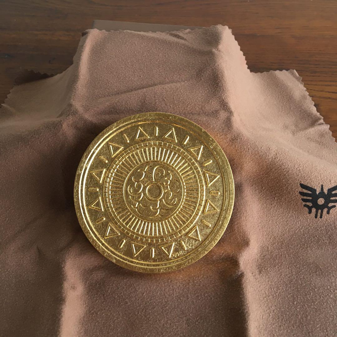特製 24金 純金箔貼り仕上げ 1/1スケール ロトのしるし&ちいさなメダル