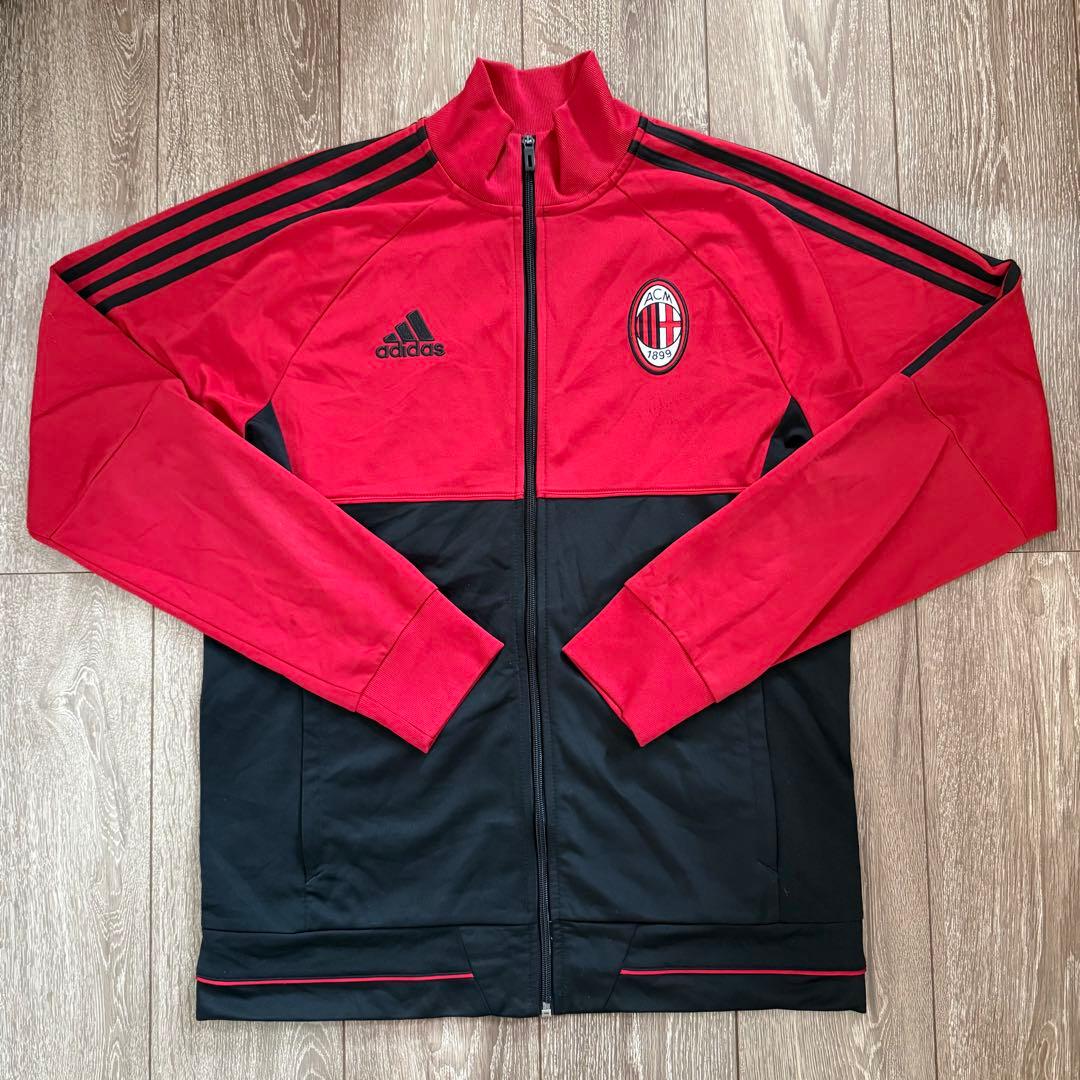美品 adidas ACミラン 17/18 ジャージ トラックジャケット XL - メルカリ