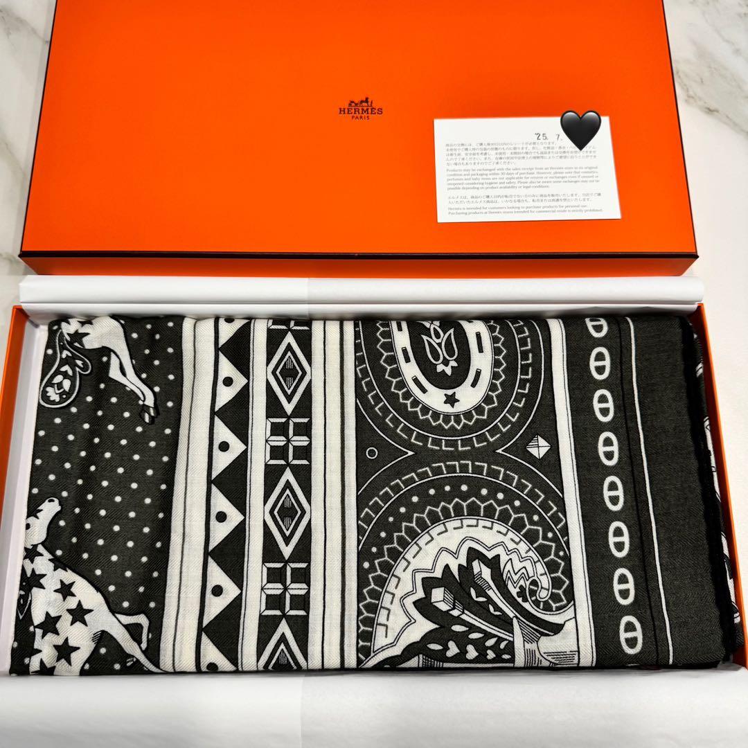 HERMES エルメス カシシル シュヴァル・ドゥ・クール・バンダナ 新品