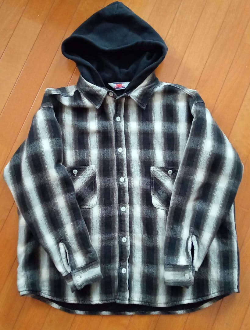 SAINT MICHAEL セントマイケル チェック シャツ パーカ L - メルカリ