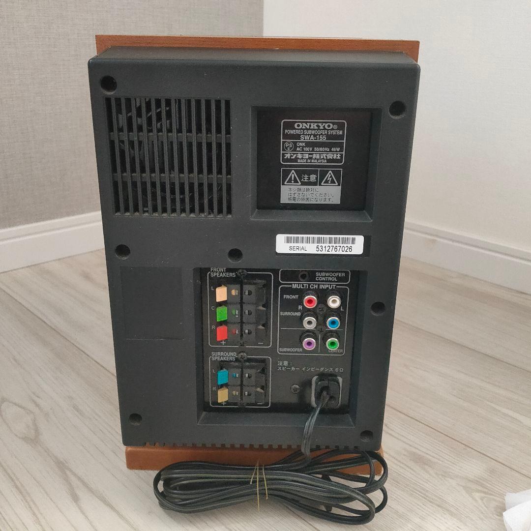 ONKYO PR-155 SWA-155 デジタルホームシアター ONKYO ホームシアターセット
