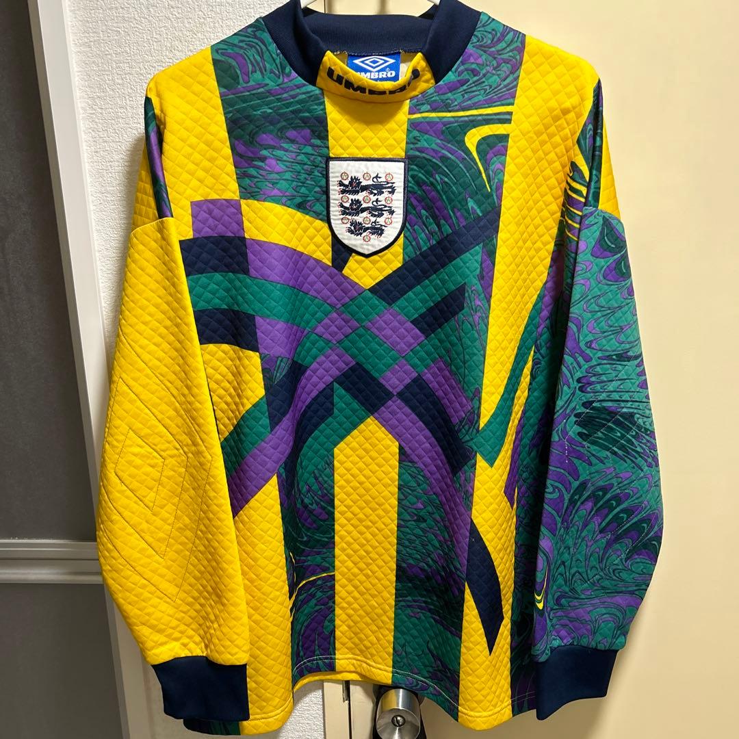 95-96 イングランド代表　アンブロ　ゴールキーパーユニフォーム 95-96 イングランド代表 アンブロ ゴールキーパーユニフォーム 95-96