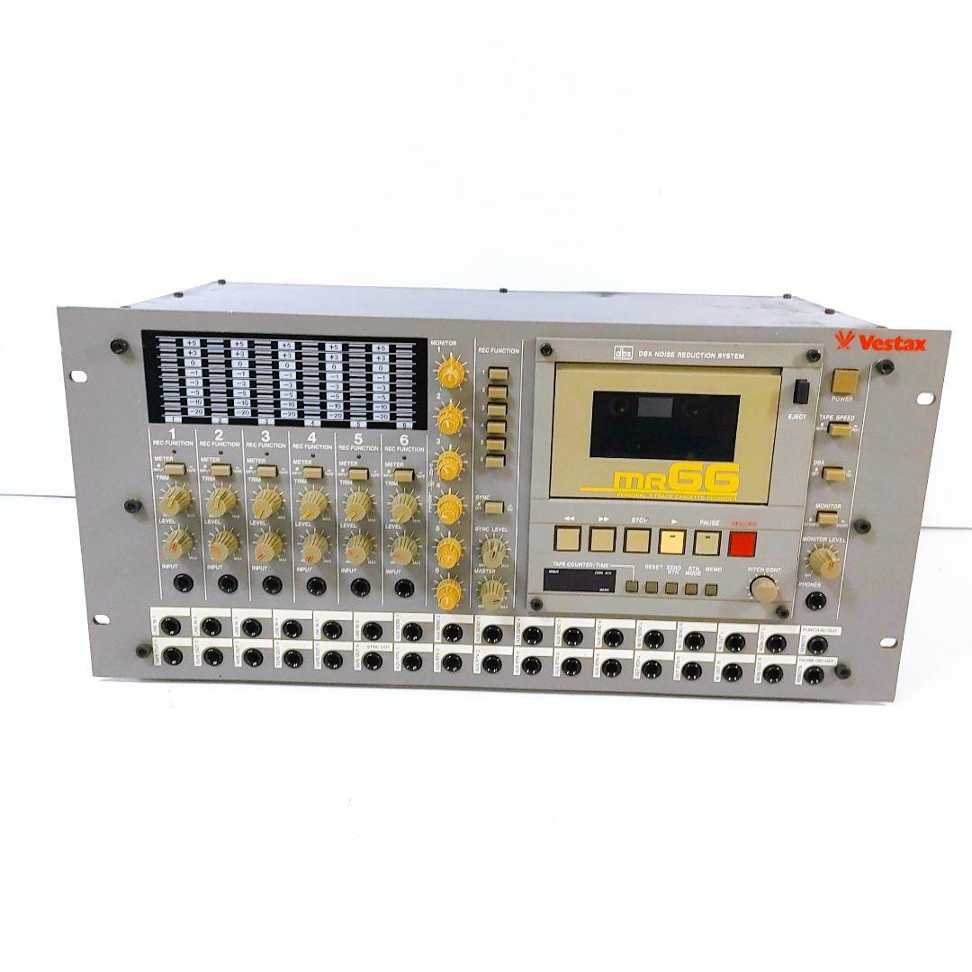 Vestax mr66 マルチトラックレコーダー　ジャンク Vestax MR66 6-track cassette tape multitrack recorder mixer | Reverb