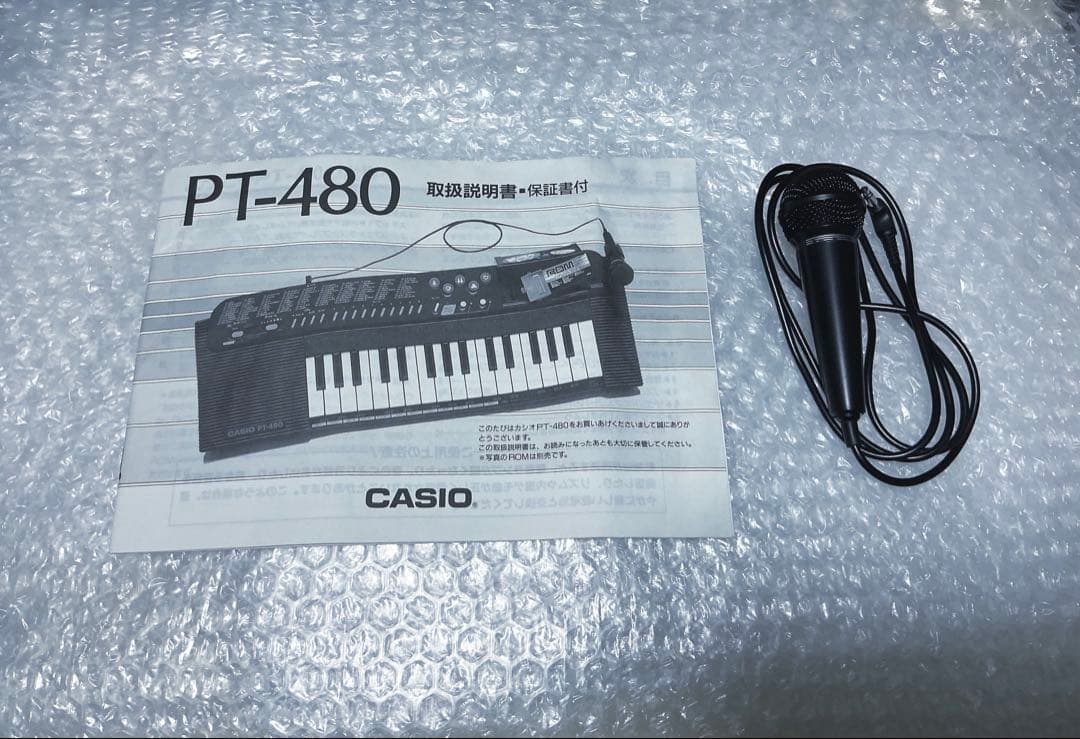 Casio PT-480☆ROM付き☆ミニシンセサイザー☆マニュアル付き☆ - メルカリ